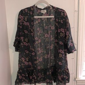 Boho Floral Cardigan